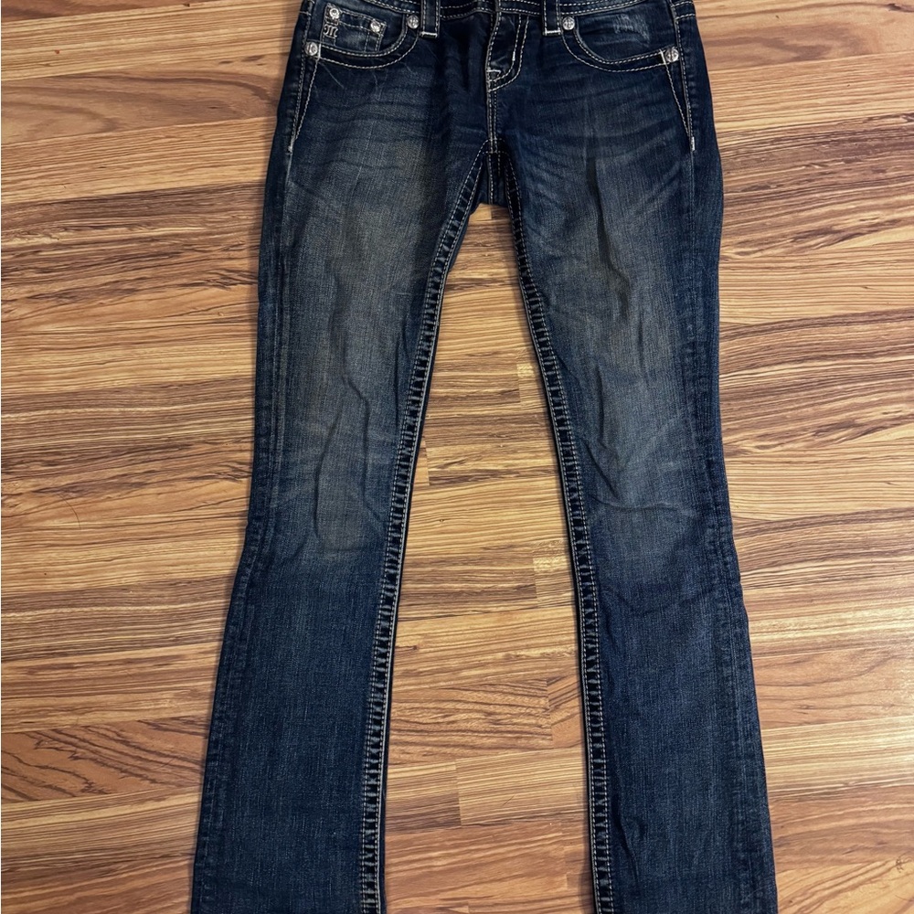Miss Me Dark Blue Boot Cut Jeans